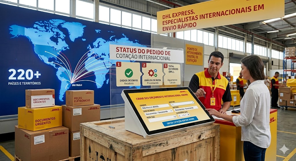Cotar Frete Internacional DHL