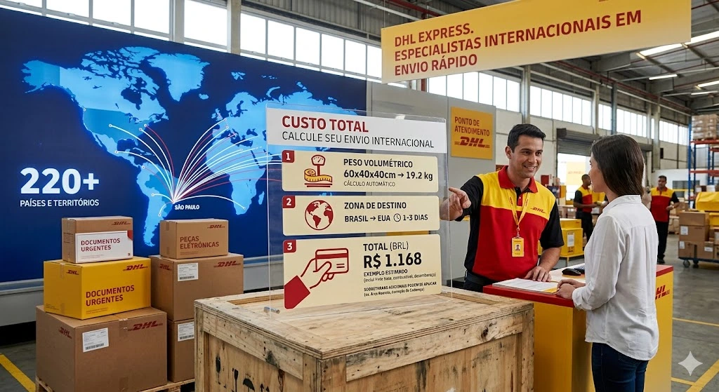 DHL Envio Internacional Preço