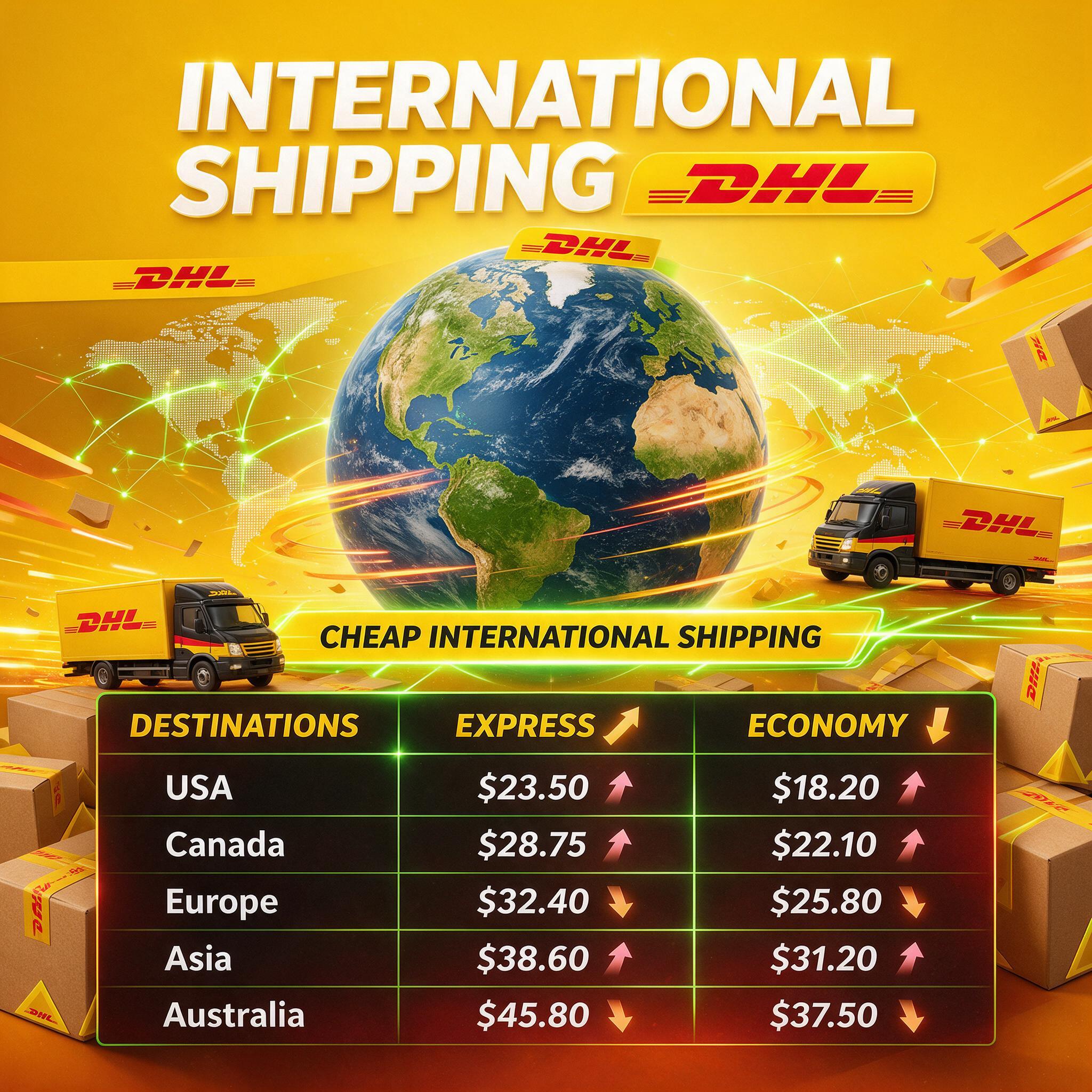 Envio Internacional DHL preço