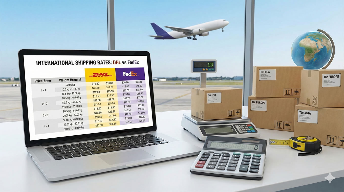 Preços Envio Internacional